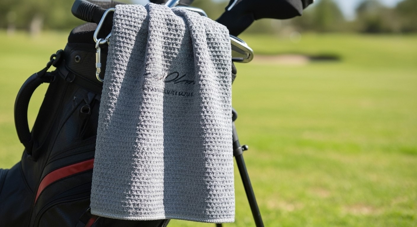 Golfhandduk grå - 2
