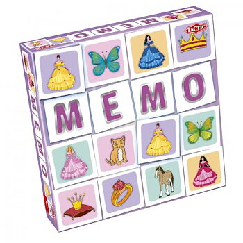 Tactic Memo Söta saker, 54 brickor, 6x6cm