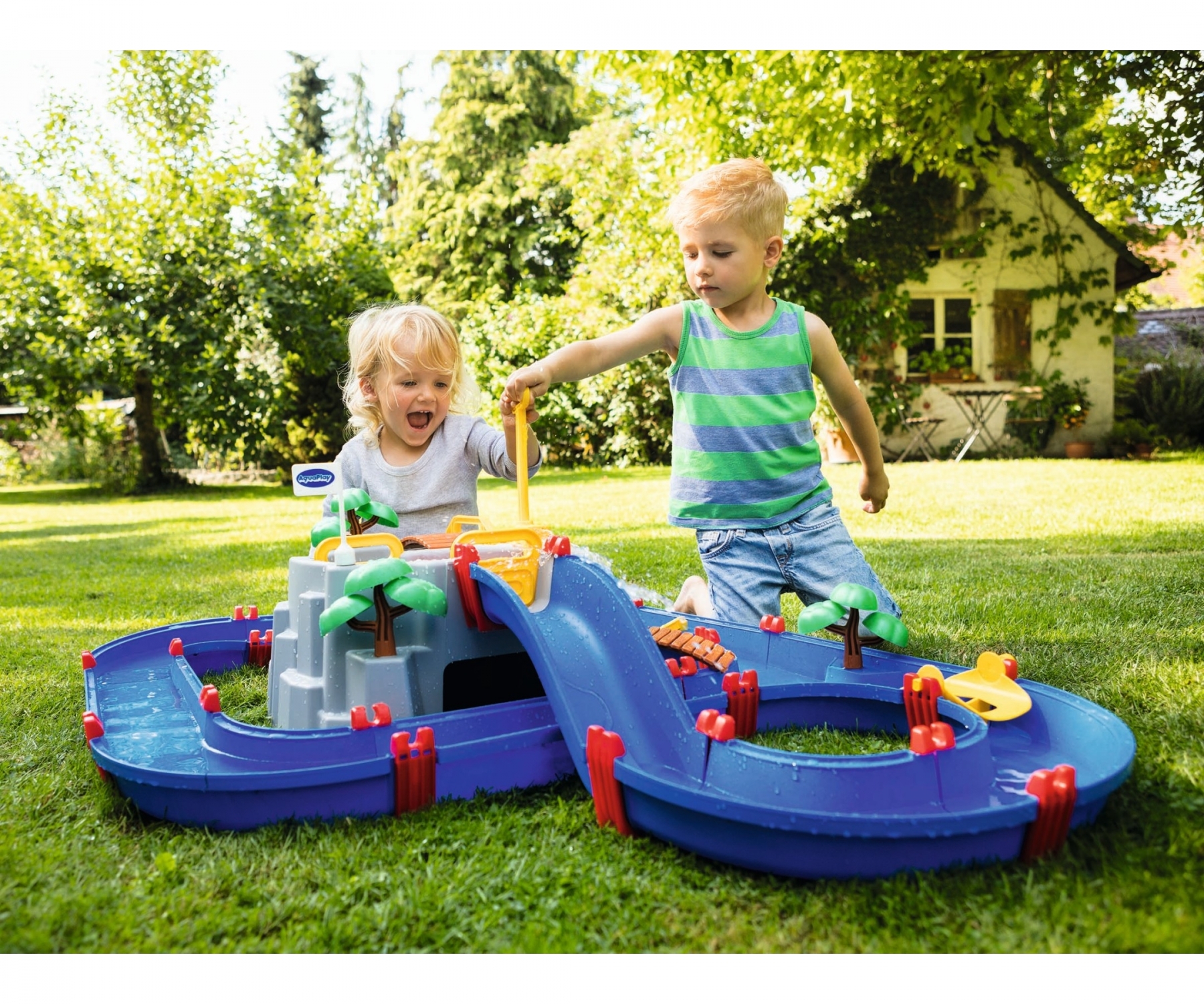 知育玩具 Aquaplay mountain lake 1542 Aquaplay - Mountain Lake Water Playset 8700001542 - The Home