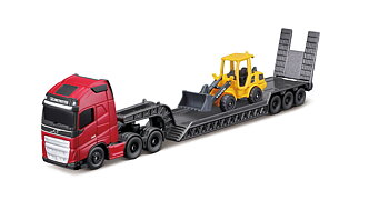 Maisto Mini työmaa-ajoneuvot Volvo iso autonkuljetusrekka