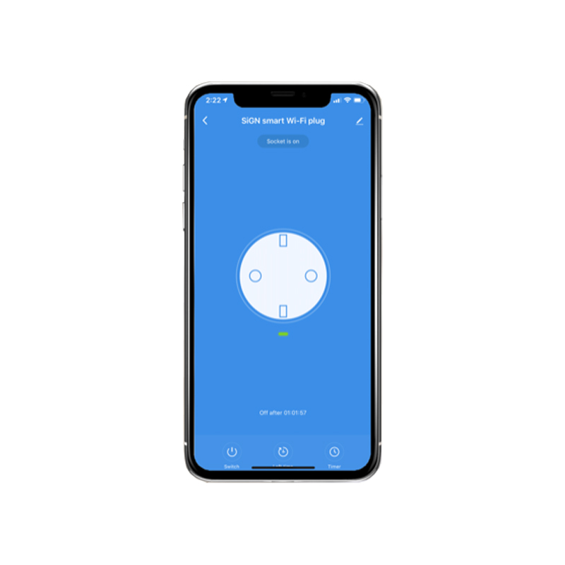 SiGN Smart Home Smart Plug WiFi med Energimätning, 16A - 3