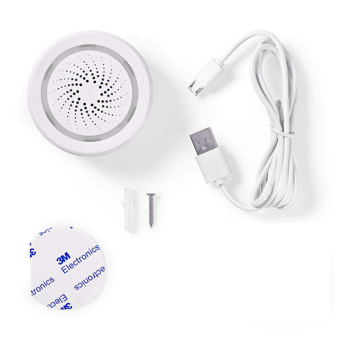 SiGN Smart Home WiFi Siren - Vit - 5