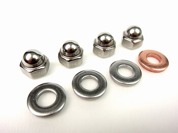 Domed nuts & washers MiniMoto