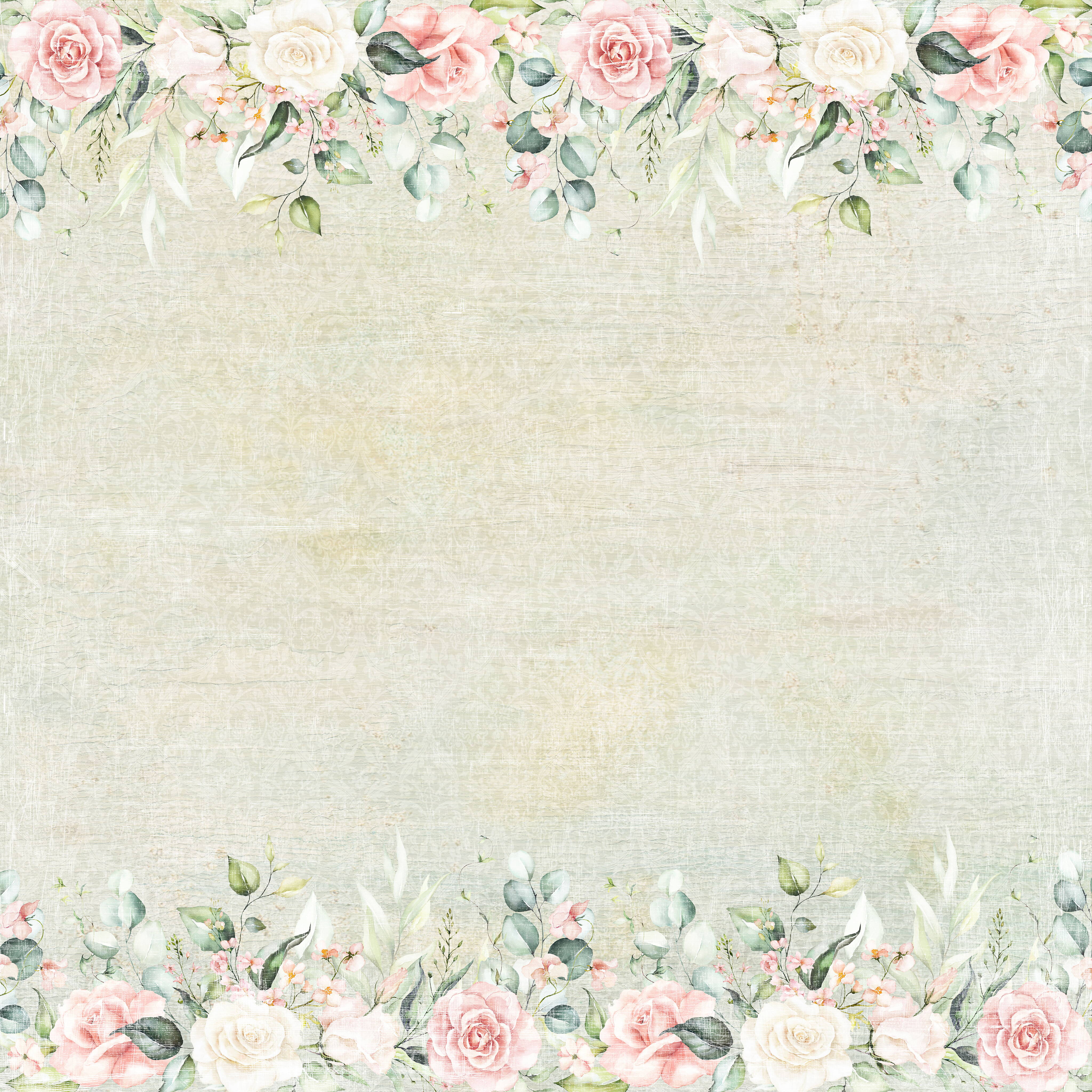 12 X 12" Wedding Plans Collection - Rose Arbor