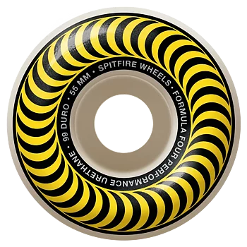 Spitfire F4 Classics 99DU 55mm Yellow Skateboardhjul