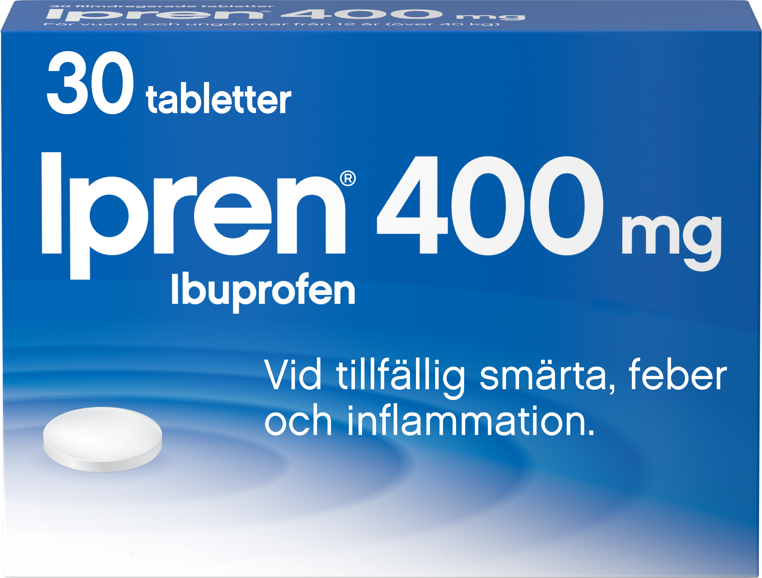 Ipren, filmdragerad tablett 400 mg 30 st