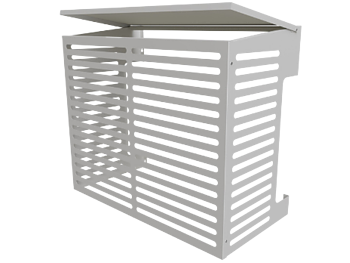 Wärmepumpendeckel Weiß 1000