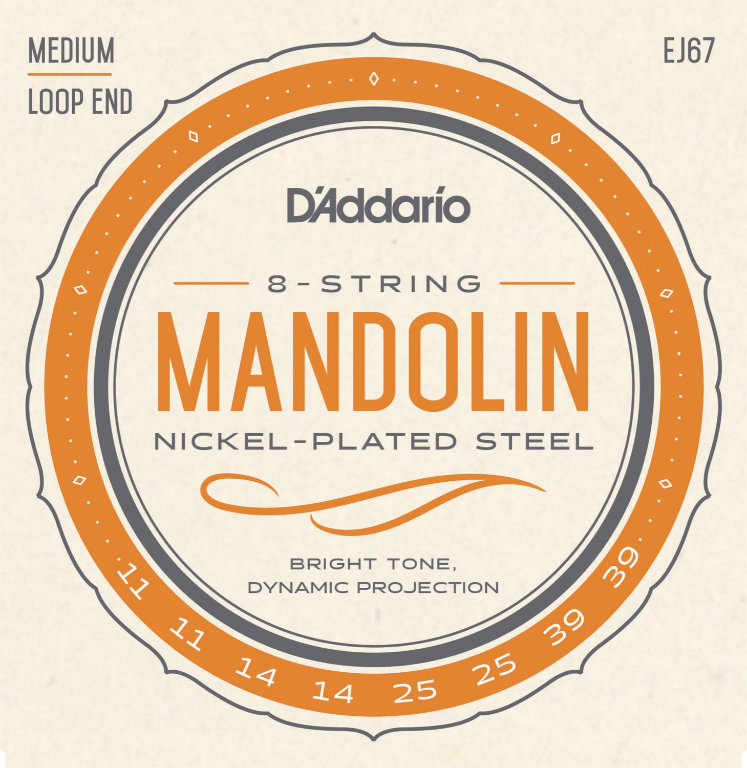 D´addario EJ67 Mandolin