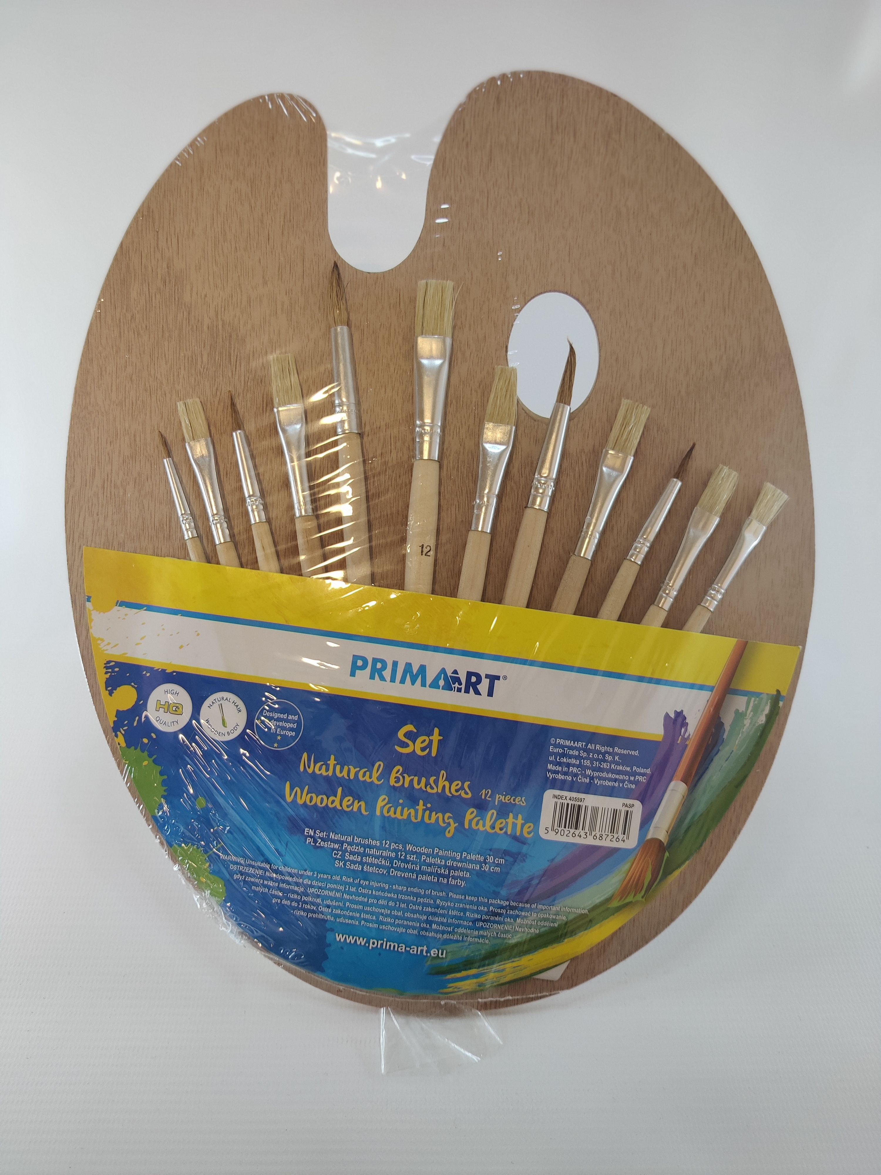 Prima Art 12 Natural Painting Brushes