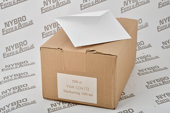 Kuvert 123 x 172 mm vita