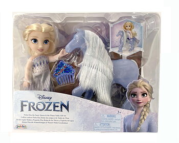  Disney Frozen Petite Doll & Animal Friend Elsa & Nokk 