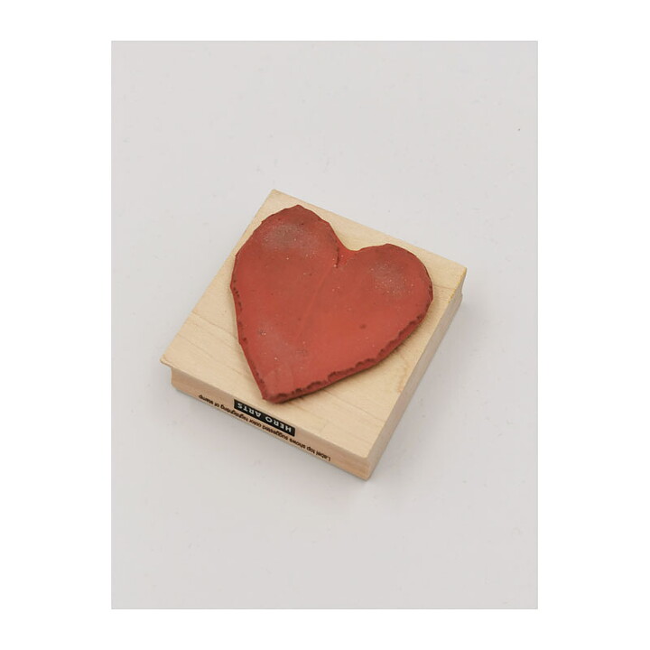 Hero Arts Rubber Stamps Second Hand - Torn Paper Edge Heart