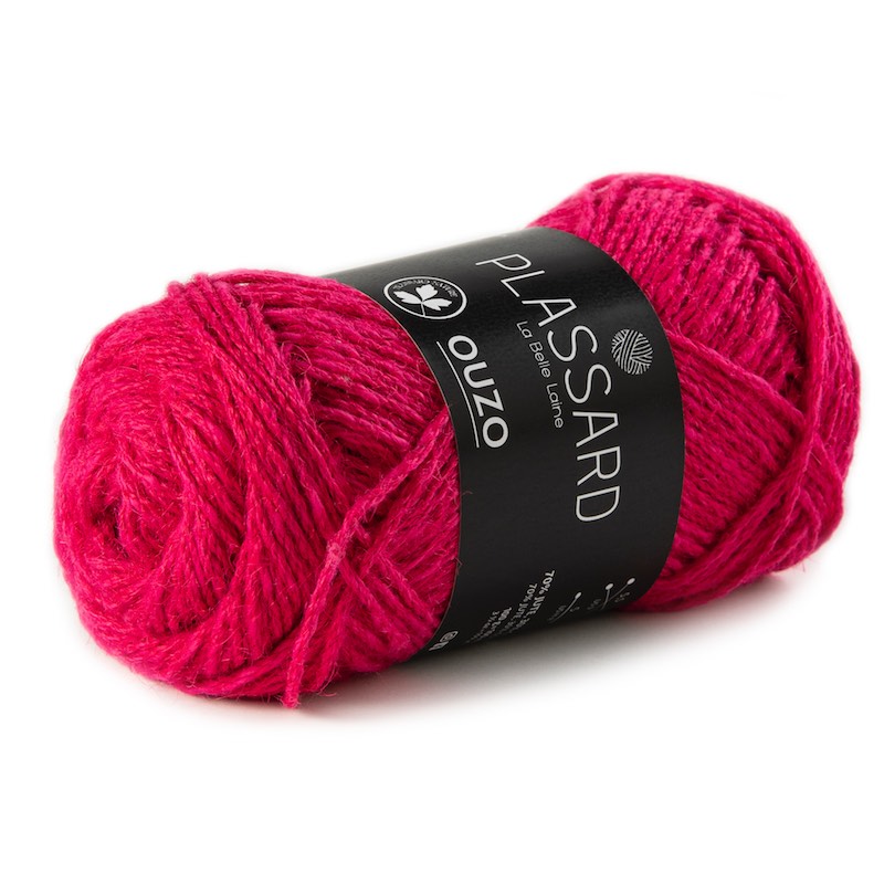 Jutegarn Plassard - Ouzo cerise - House of Hildur