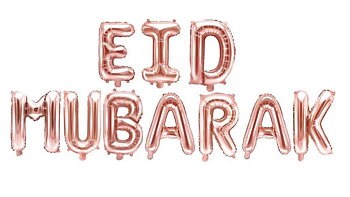 Ballonggirlang Eid Mubarak Roséguld