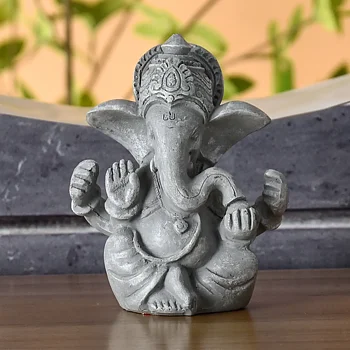 Ganesha Statue made from Sandstone H=12cm, W=8cm, D=5cm