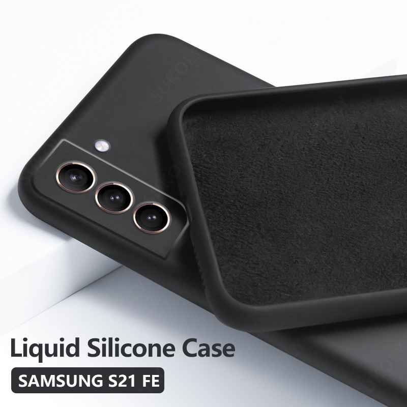 Samsung Galaxy S21 FE Case - Microfiber Silicone  - 5