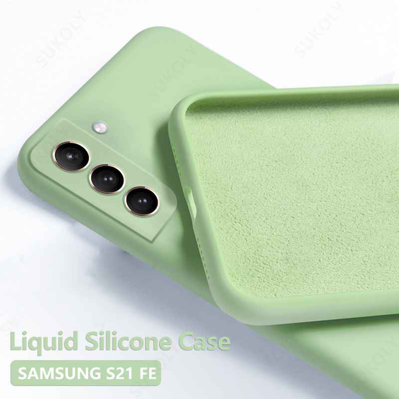 Samsung Galaxy S21 FE Case - Microfiber Silicone  - 3