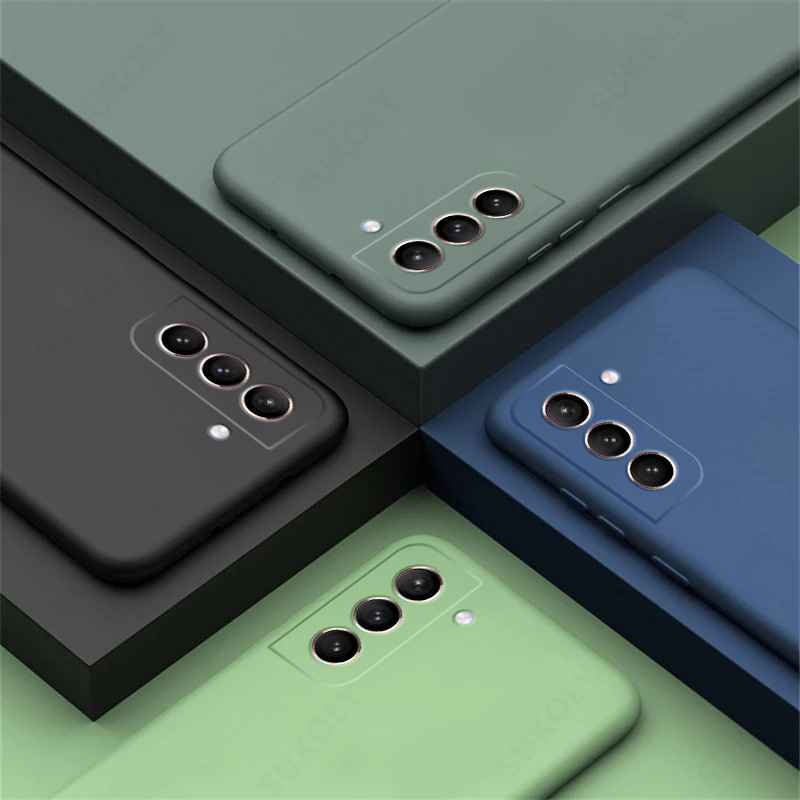 Samsung Galaxy S21 FE Case - Microfiber Silicone  - 4
