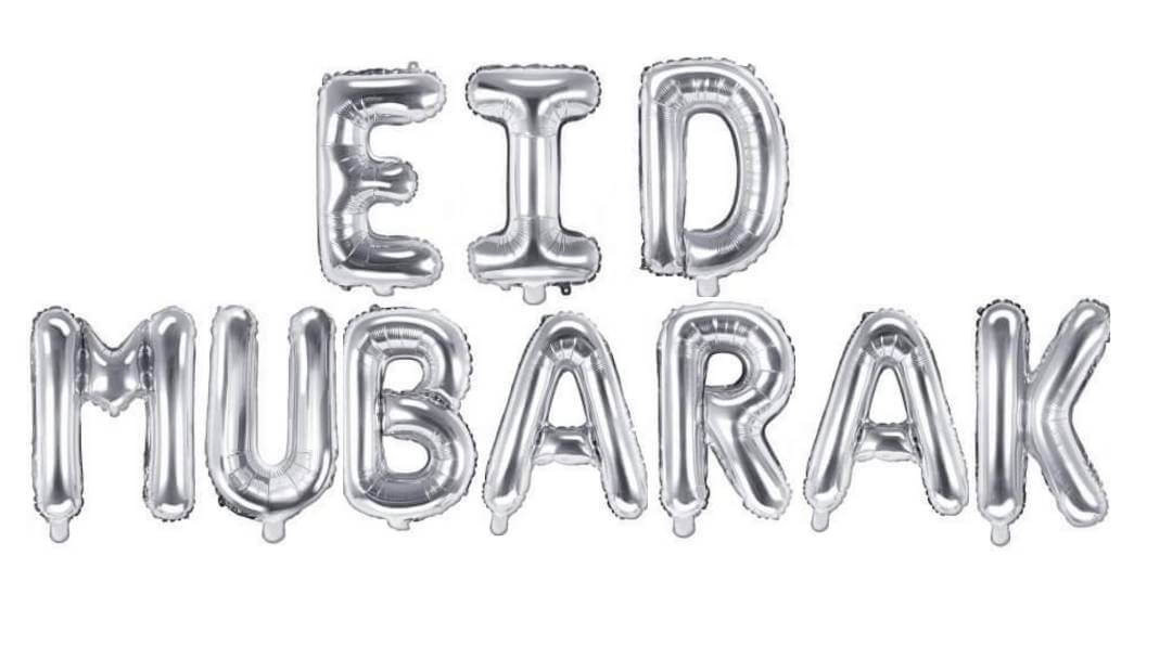Ballonggirlang Eid Mubarak Silver