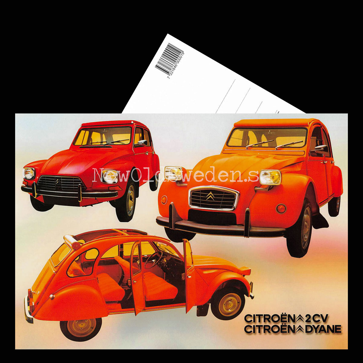 CITROËN 2CV CITROËN DYANE - Vykort A5 - 3