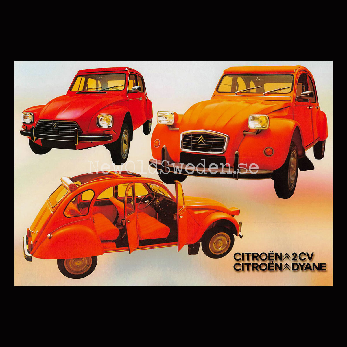 CITROËN 2CV CITROËN DYANE - Vykort A5