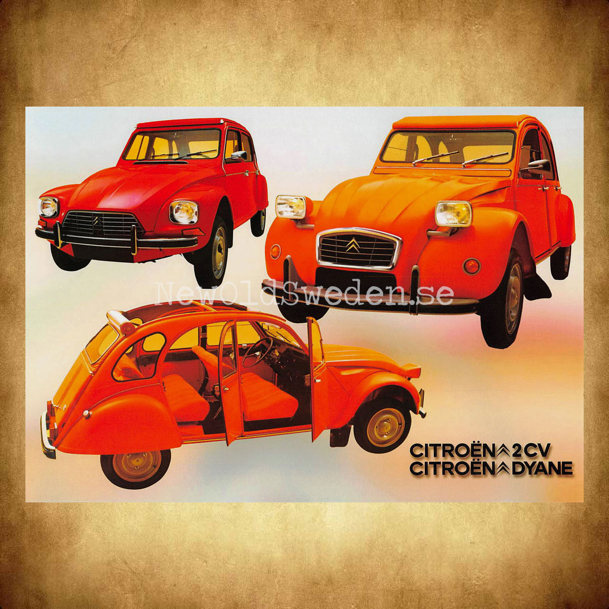 CITROËN 2CV CITROËN DYANE - Vykort A5 - 2