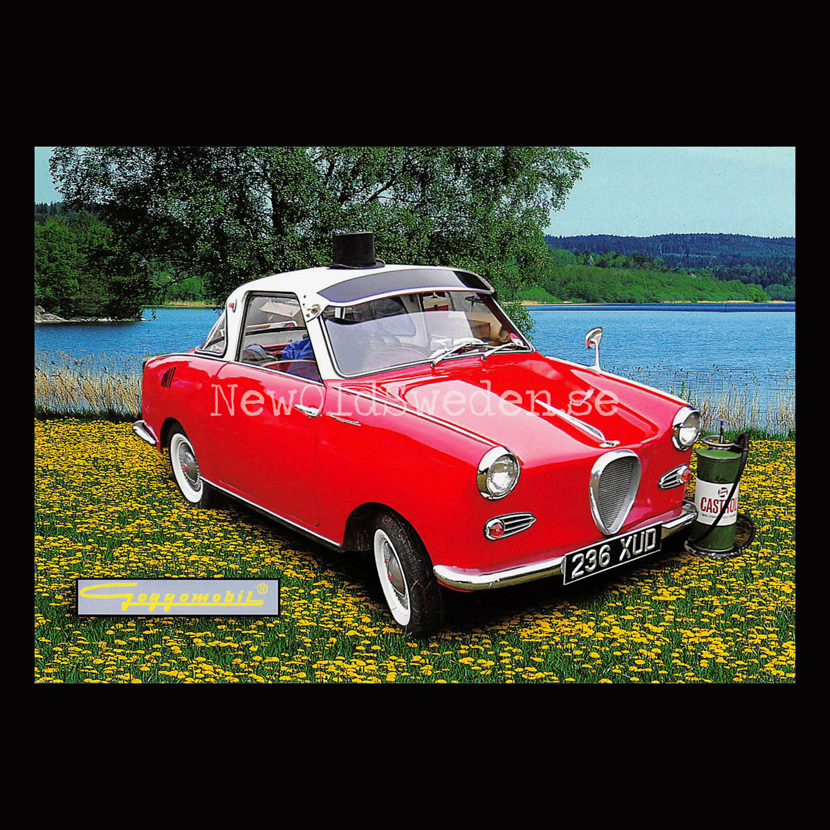 Goggomobil TS 250 Coupe - Vykort A5