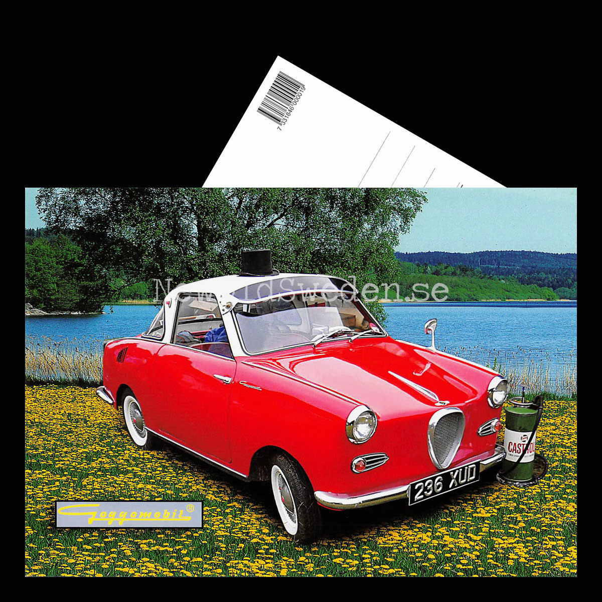 Goggomobil TS 250 Coupe - Vykort A5 - 3