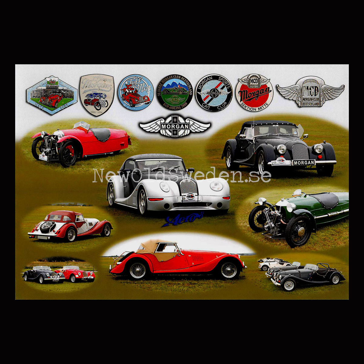 MORGAN 1968-2004 - Vykort A5