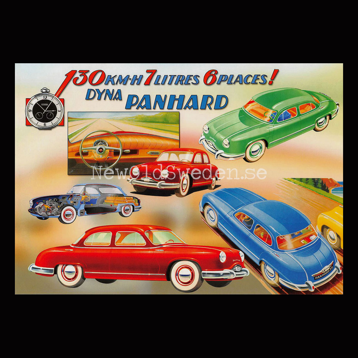 DYNA PANHARD - Vykort A5