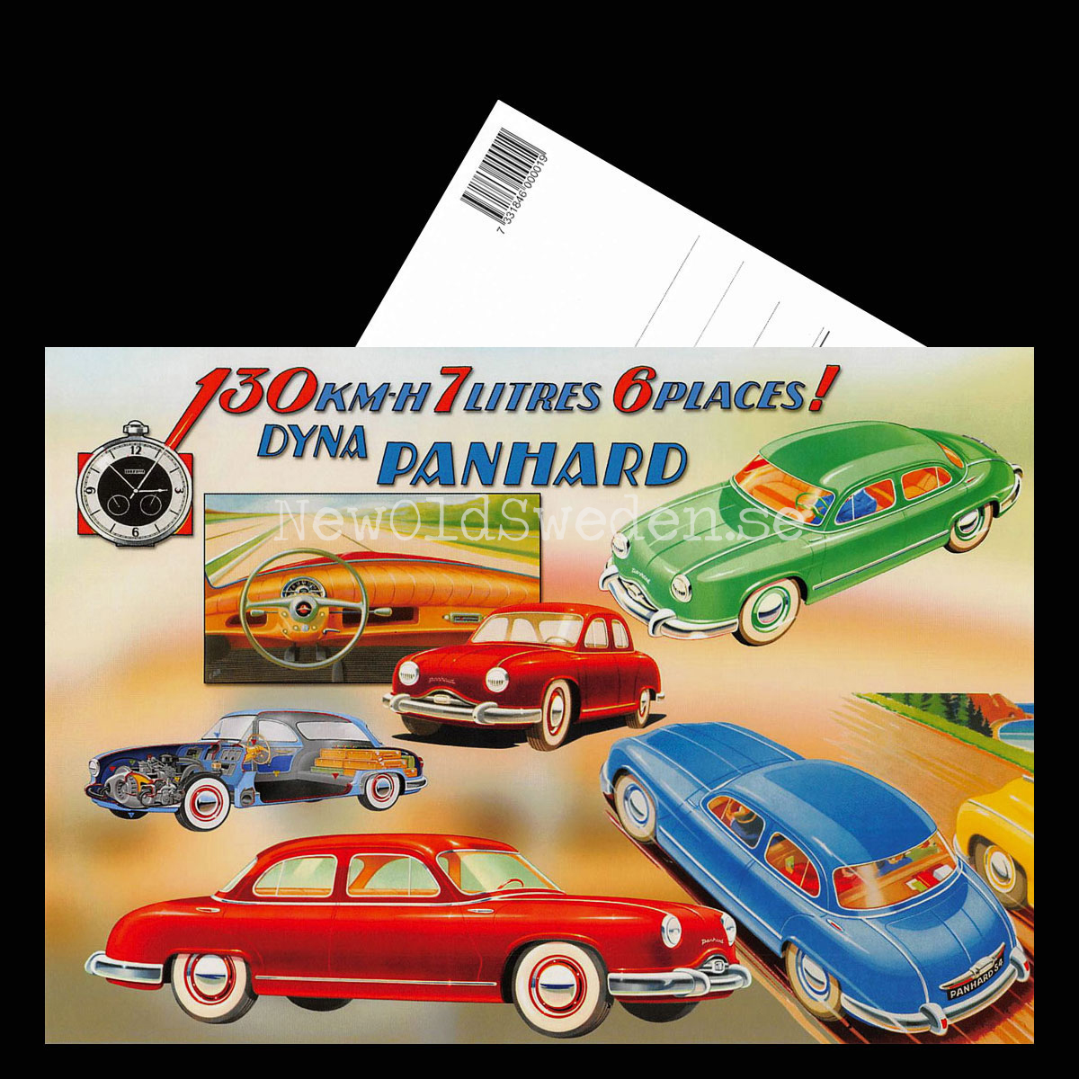 DYNA PANHARD - Vykort A5 - 3