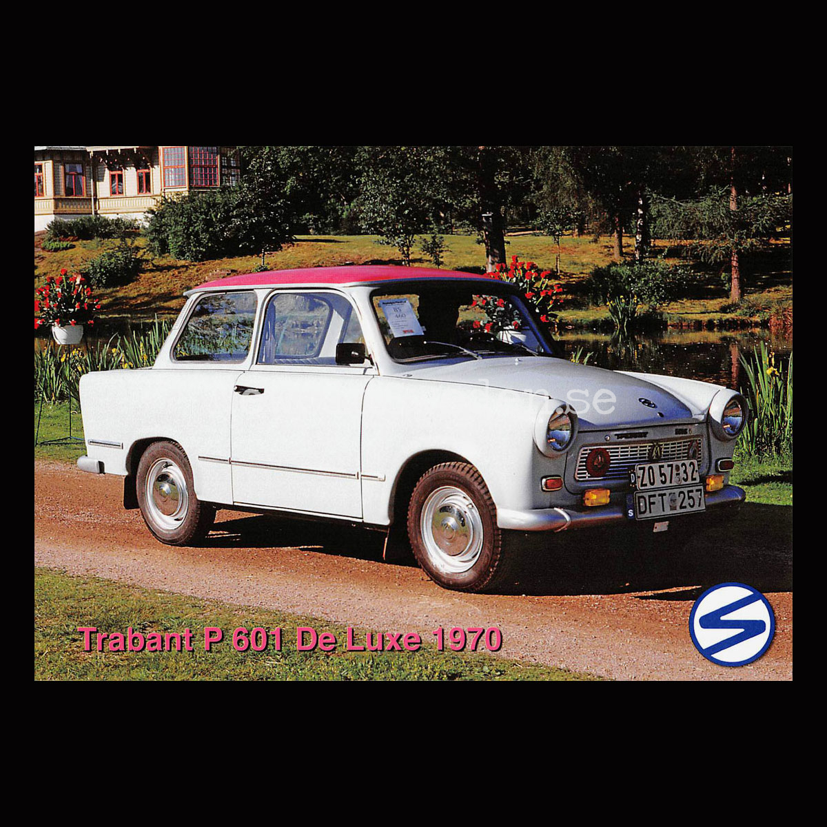Trabant P 601 De Luxe 1970 - Vykort A5