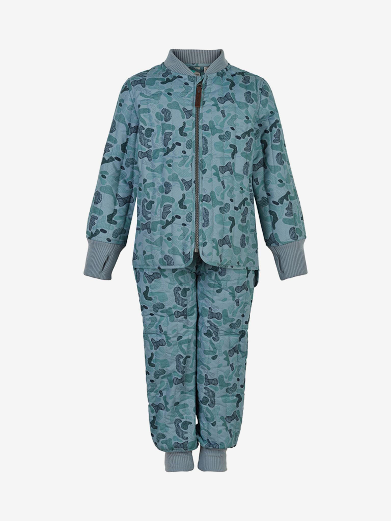 En Fant - Thermal Set AOP Dusty Blue