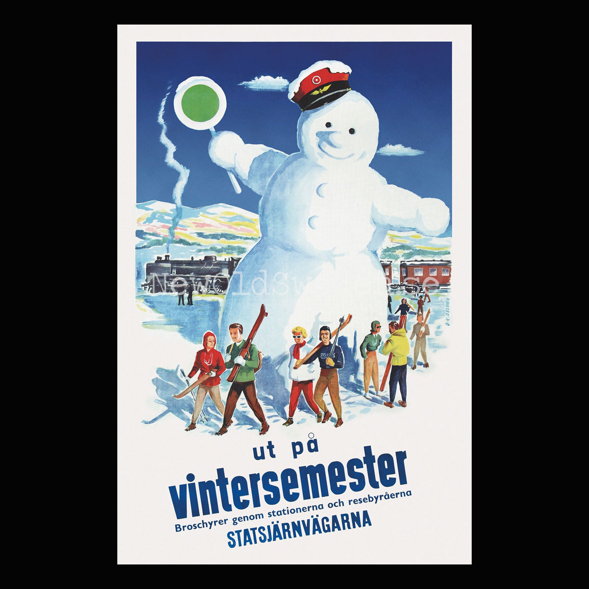 SNÖGUBBEN - LUMIUKKO - 1950's - PL15
