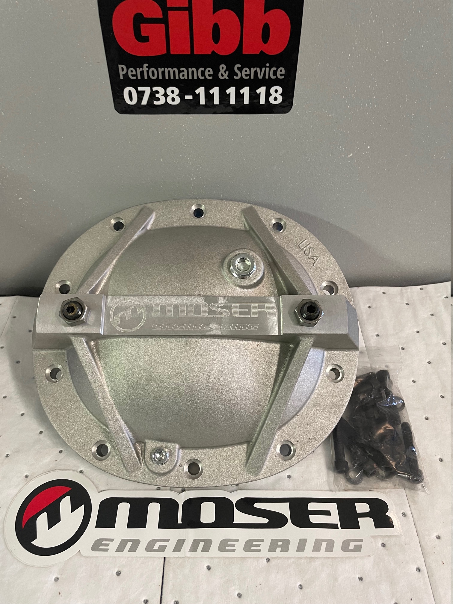 Moser Aluminium Support kåpa GM 7,5"