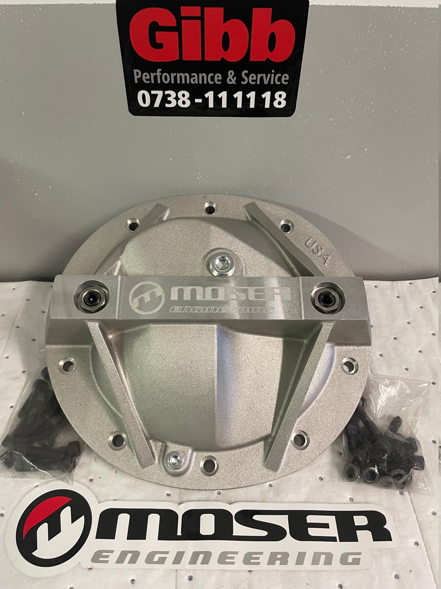 Moser Aluminium Support kåpa GM 8,2"& 8,5"