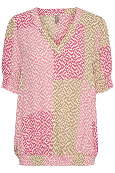 Culture Tyra Short Blouse Pink Graphic