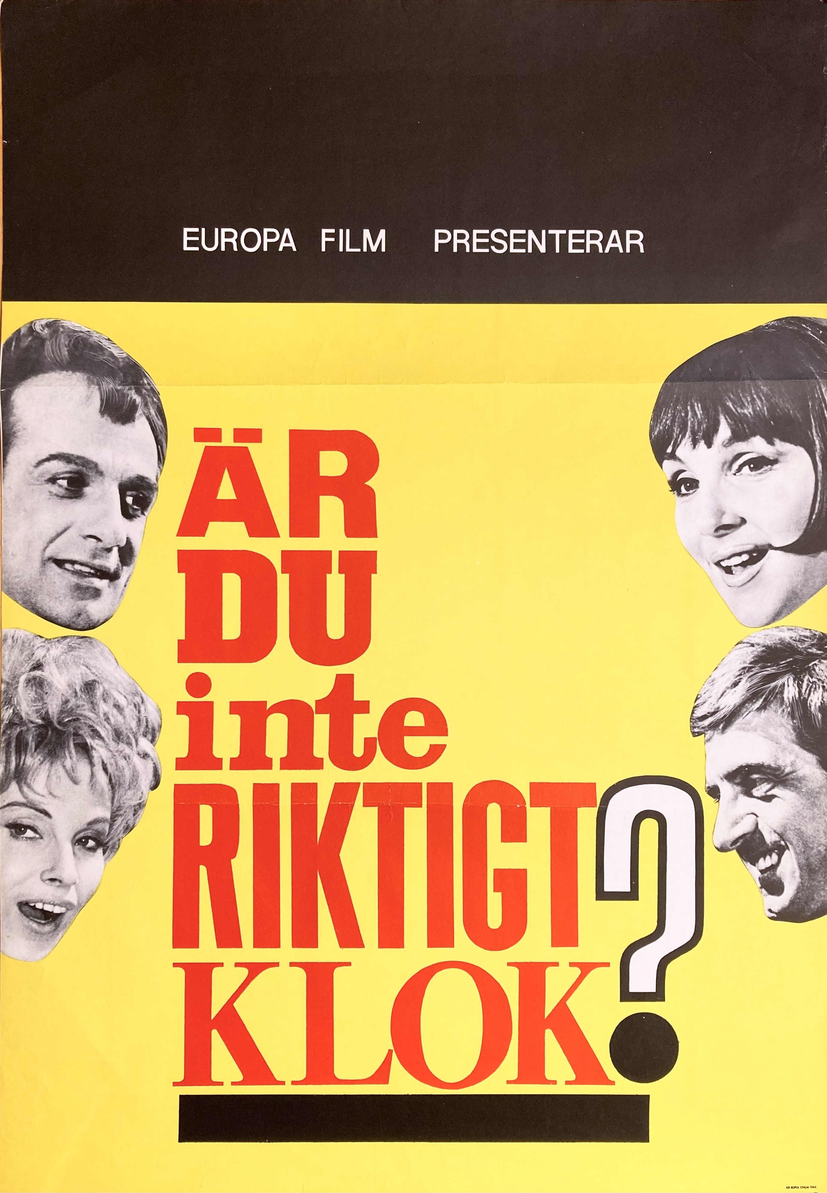 ÄR DU INTE RIKTIGT KLOK? (1964)