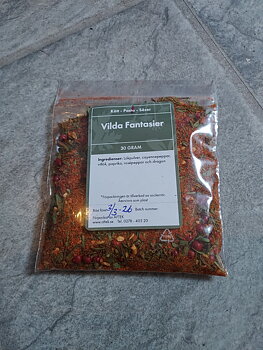 Förpackad krydda, Vilda Fantasier, 30g, Aftek