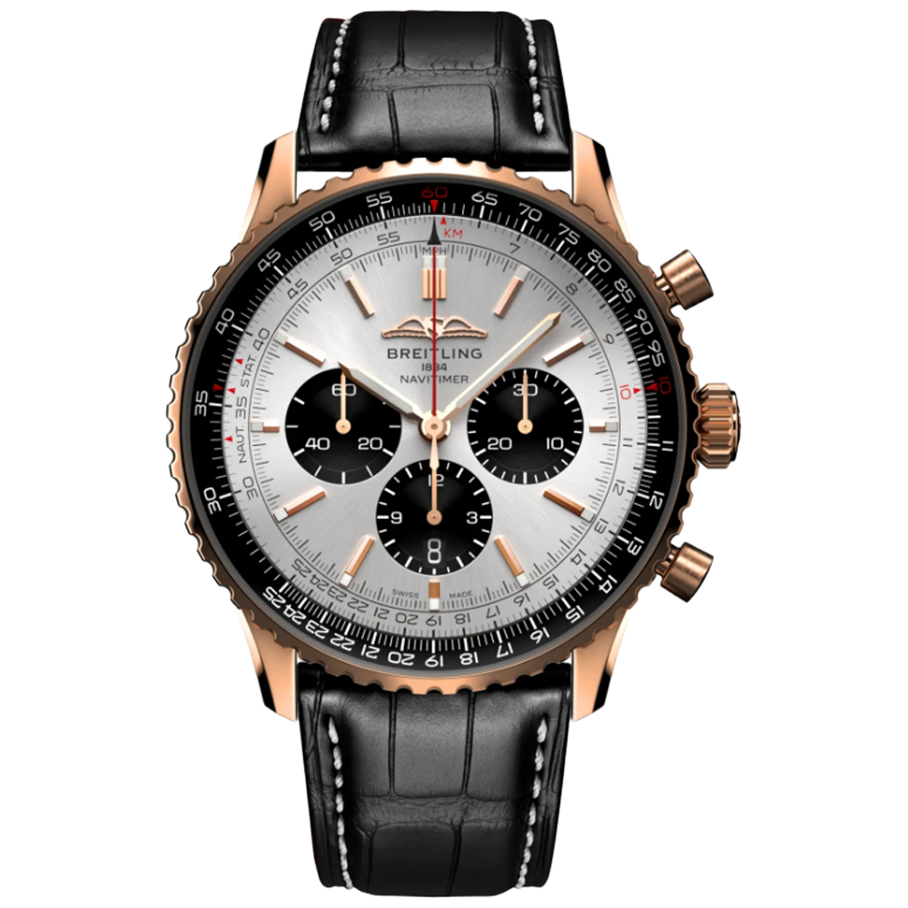 Breitling RB0137241G1P1 Breitling Navitimer B01 Chronograph 46 18 k roséguld