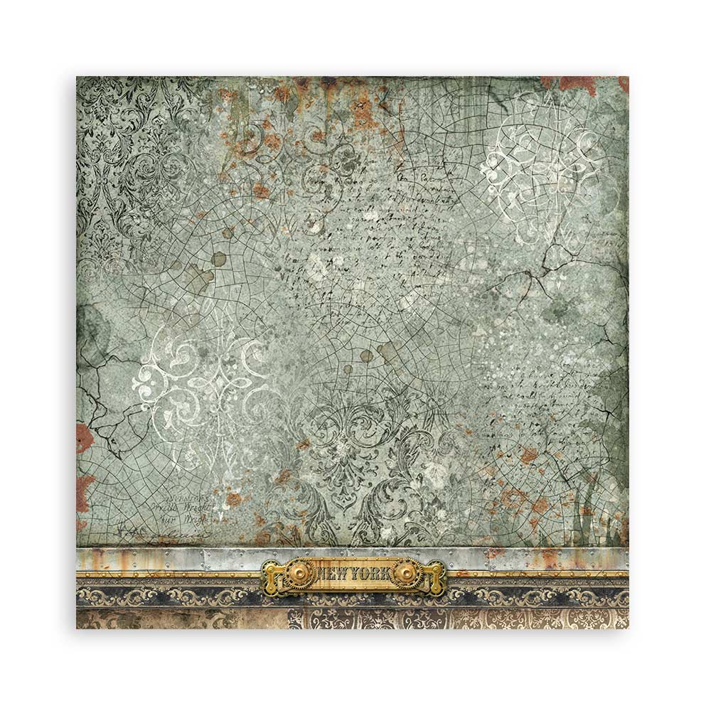 Stamperia - Sir Vagabond Aviator  - 10 olika dubbelsidiga ark 8x8" - 6