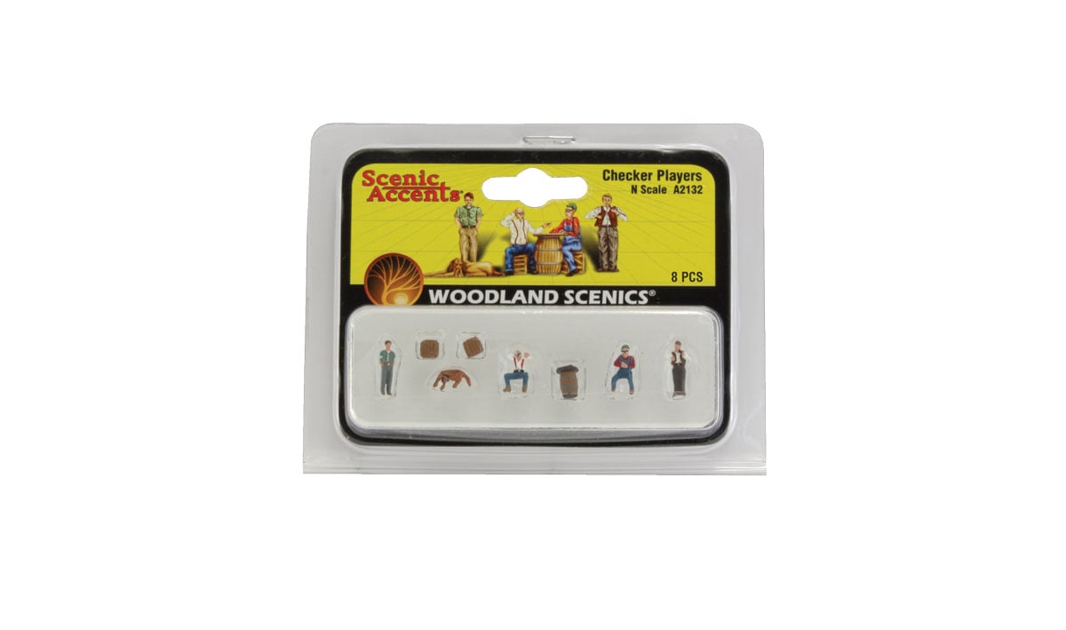 Checker Players, Woodland Scen - 2