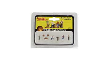 Checker Players, Woodland Scen