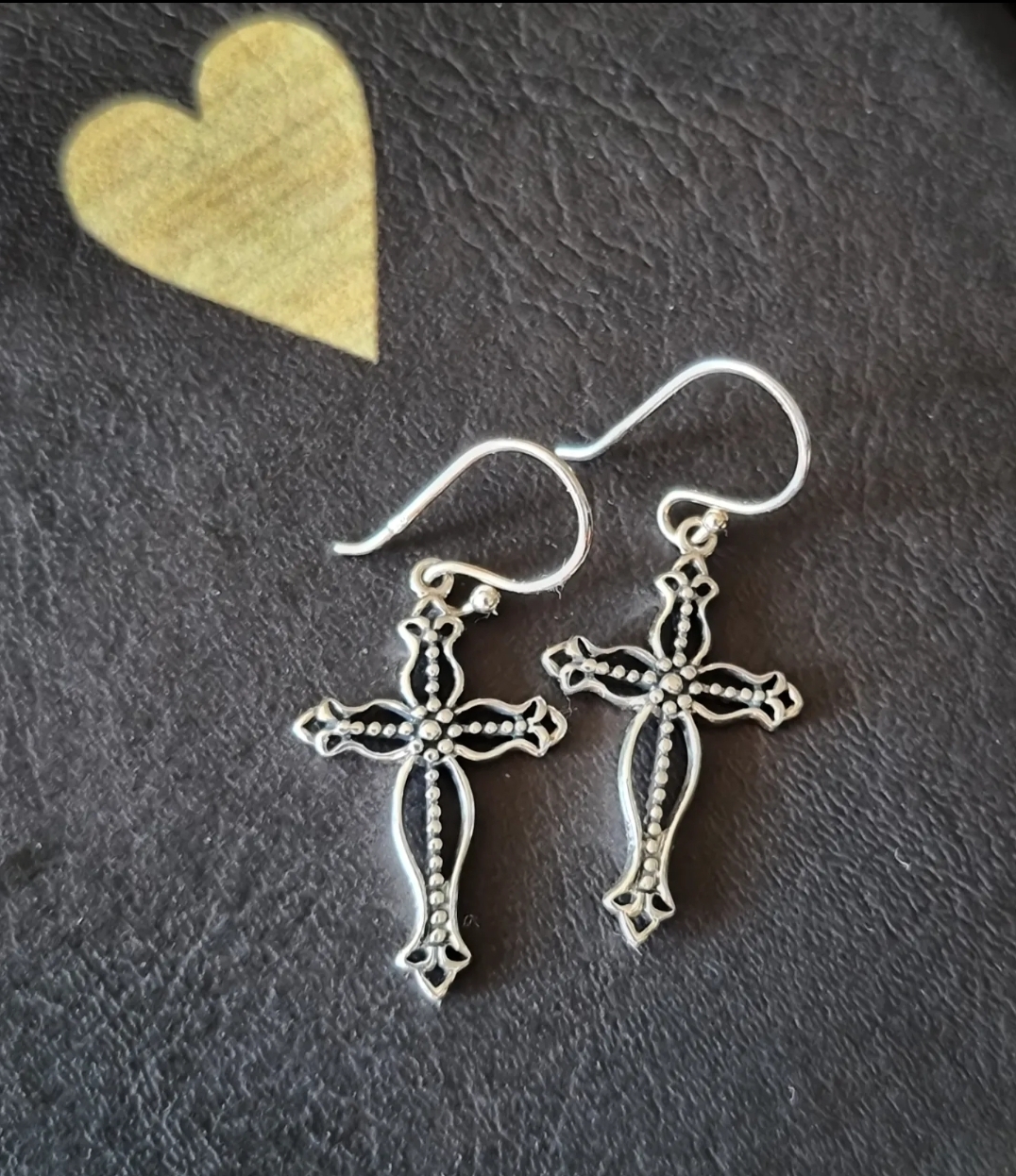 Örhängen 925 Silver - Krucifix Hooks