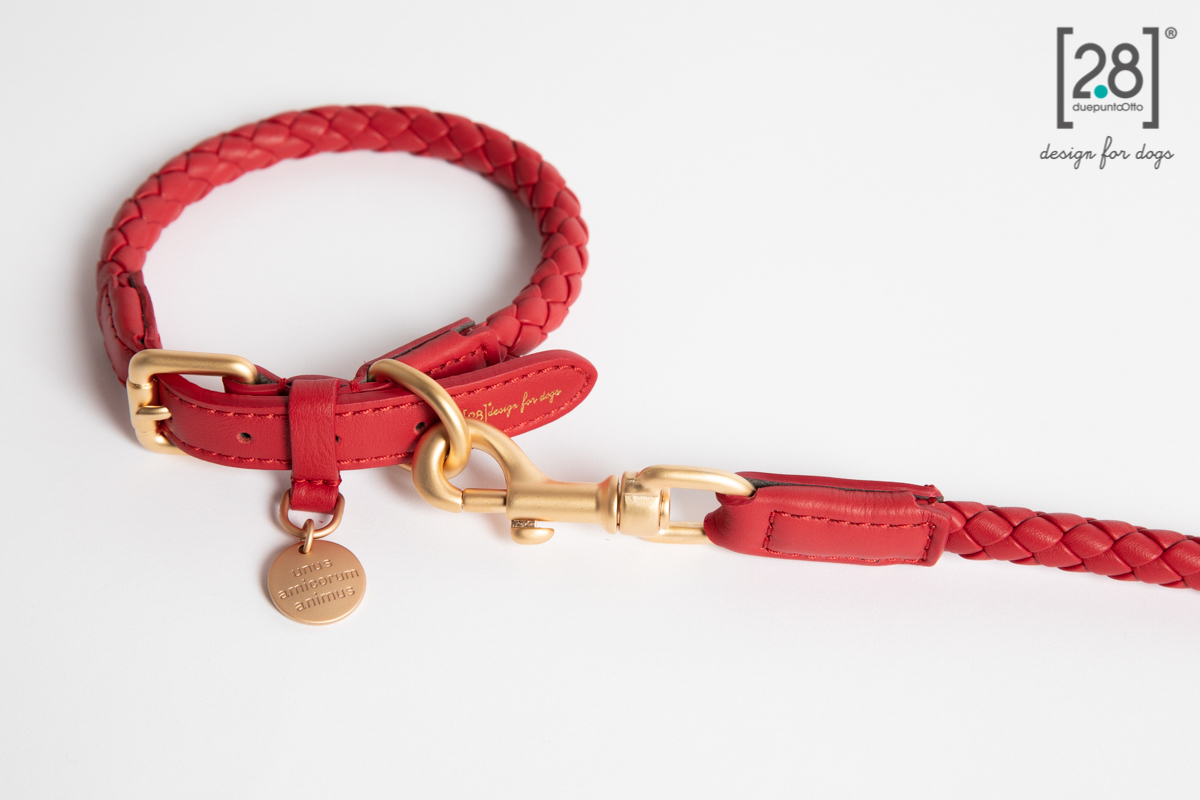 2.8 Ferdinando Red Dog Collar