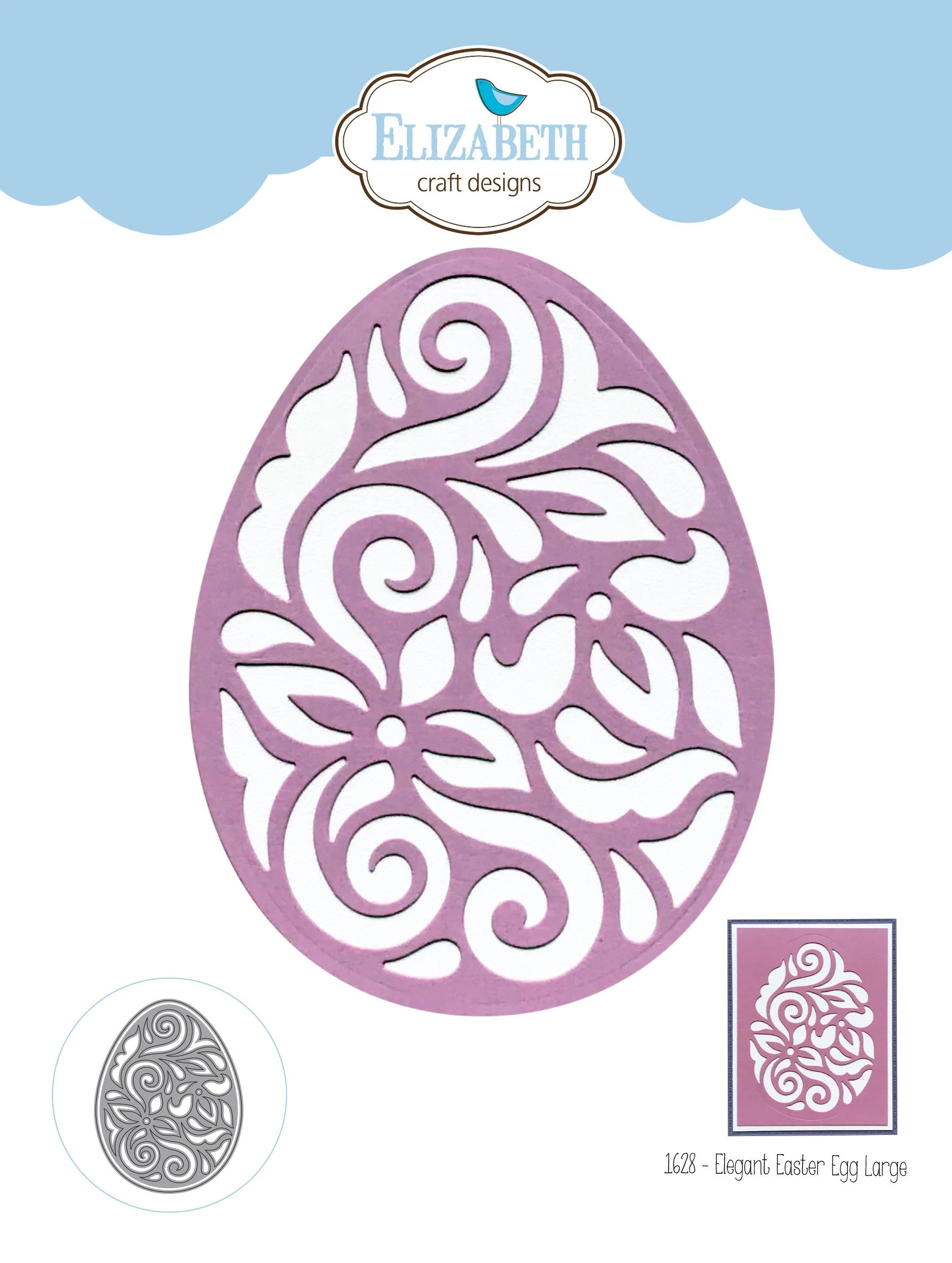 Elizabeth - Elegant Easter egg Large 