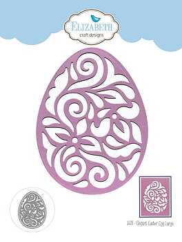 Elizabeth - Elegant Easter egg Large 