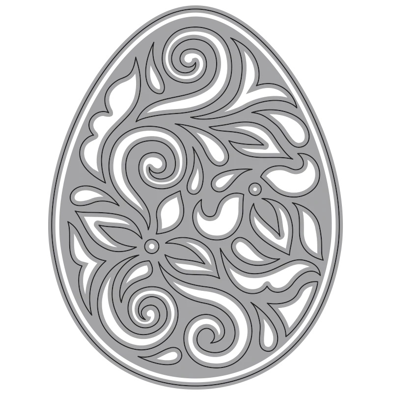 Elizabeth - Elegant Easter egg Large  - 2