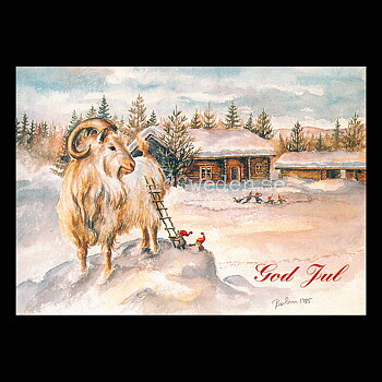 God Jul - Bror-Eric Bergqvist Bästa 4 av 23 - Vykort A5