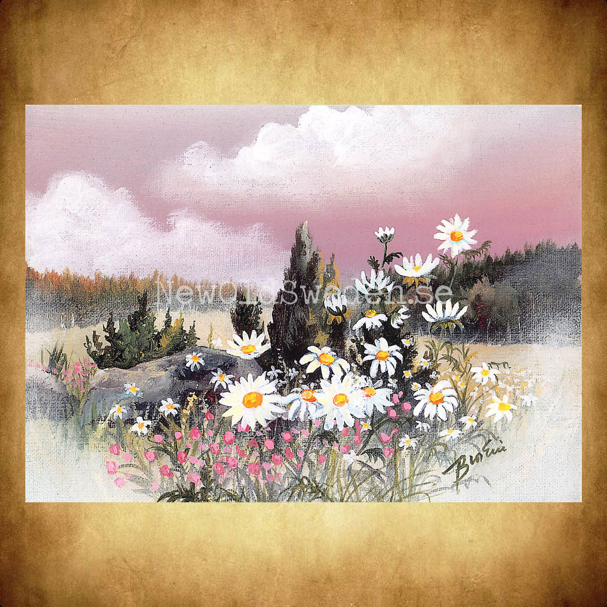 ÄNGBLOMMOR - Bror-Eric Bergqvist Bästa 11 av 23 - Vykort A5 - 2